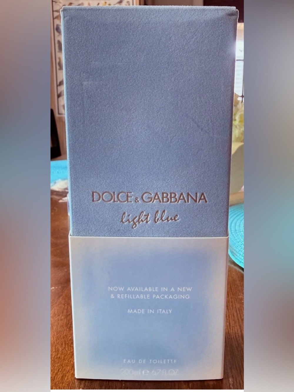 Dolce & Gabbana Light Blue Perfume Box - Light Blue, White